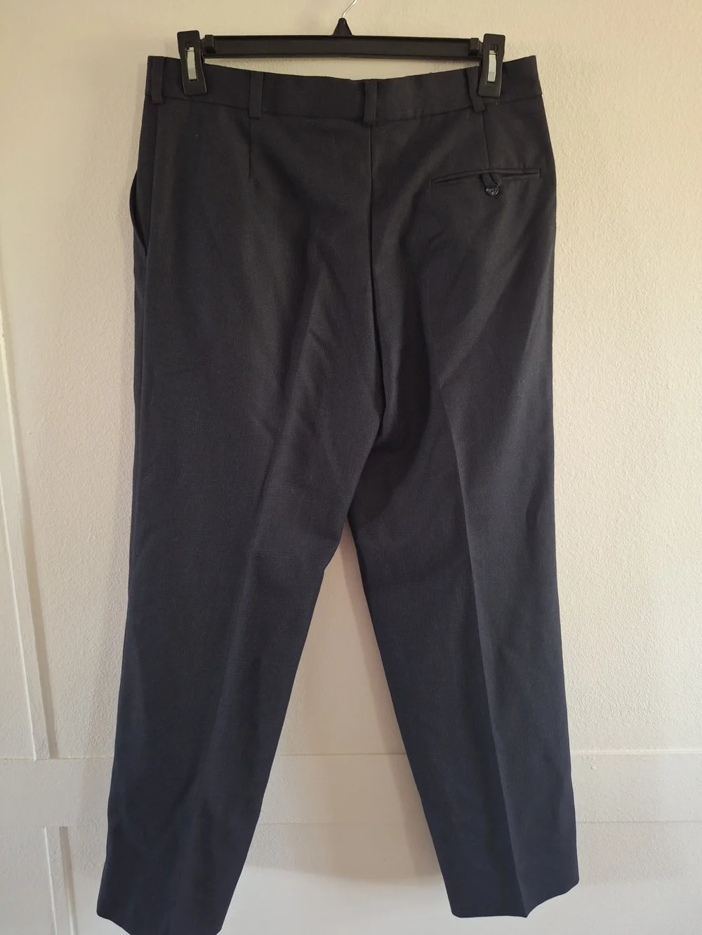 Men's Classic Black Three-Piece Suit - Jacket, Vest & Trousers
